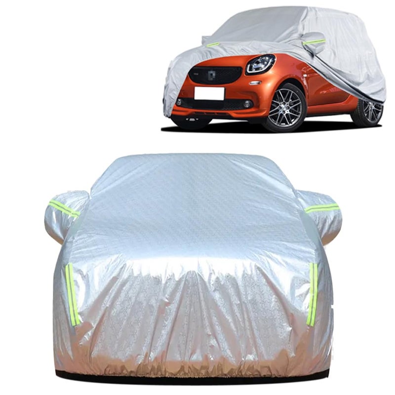 Mallofusa Car Covers Fitted for Smart Fortwo Full Car UV Protection for All Weather Outdoor - Image 1